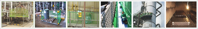Belt cleaner and cargo recovery units installed on site, from the company catalog